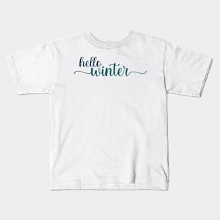 Hello winter Kids T-Shirt